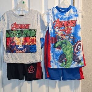 Avenger Superhero Shorts Set Bundle